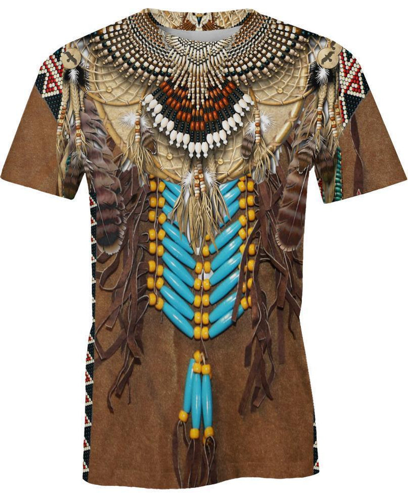 Native Fringed Motifs 3D Hoodie - Native American Pride Shop