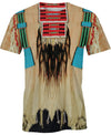 Native Patterns Pale Yellow 3D Hoodie - Native American Pride Shop