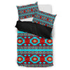Red & Turquoise Native Pattern Bedding Set WCS